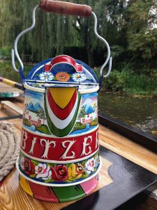 Half Gallon Watercan ~ Roses and Castles Canal Art